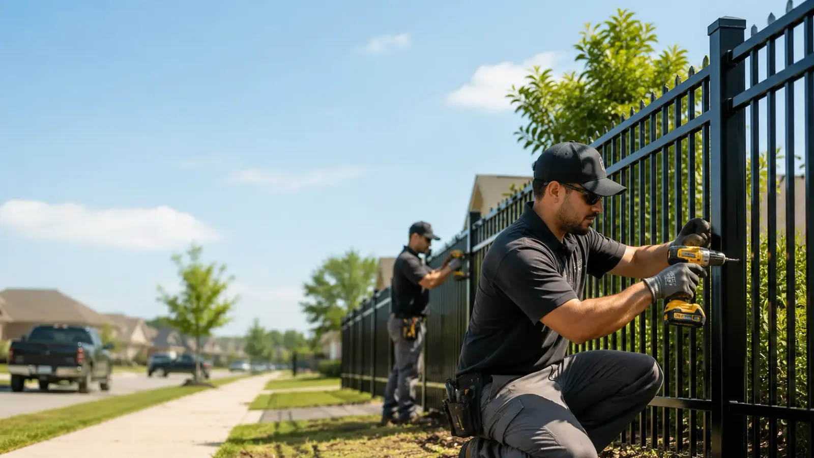 Metal Fence Installation in Westbrook, TX